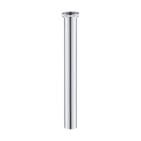 Kibi Bathroom Sink Tailpiece 1-1/4" x 12" - Chrome KTP12CH